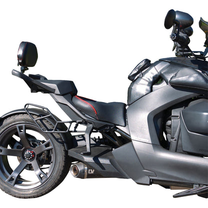 Show Chrome Ryker Combat Seat - Black w/ Red Trim for Can-Am Ryker [MPN: 41-429]_1541946