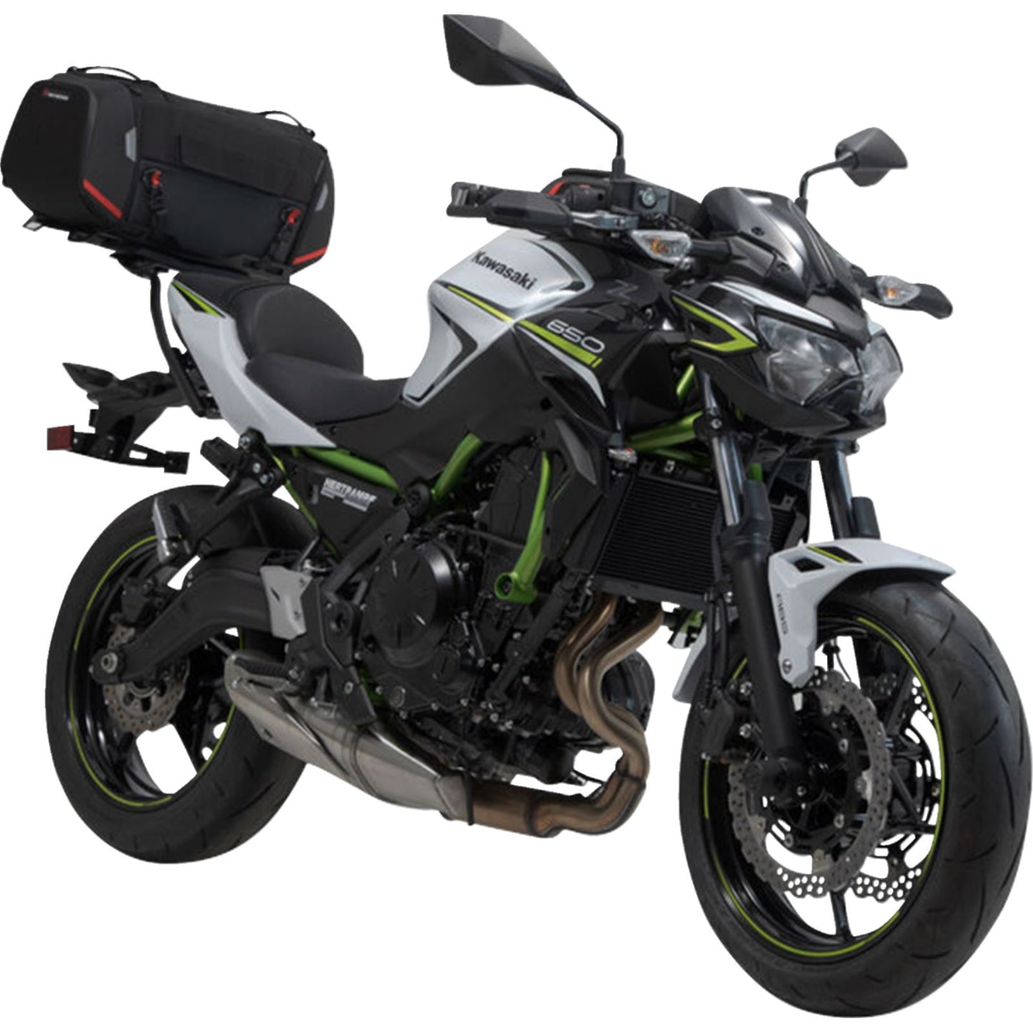 SW-Motech Rackpack Tail Bag System - Black for Kawasaki Ninja 650/Z650 [MPN: GPT.08.866.30000]_1542932