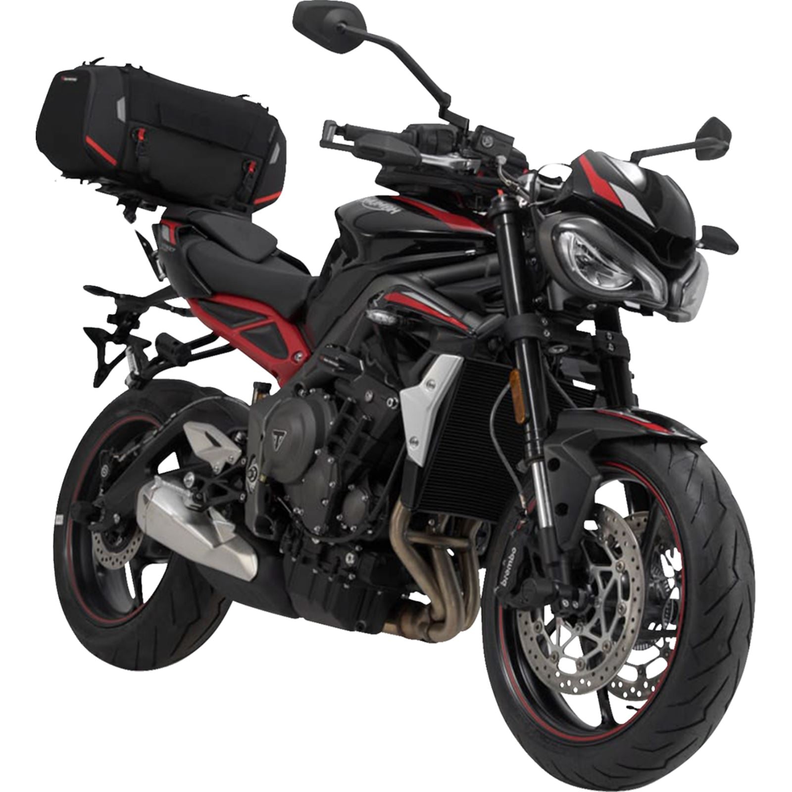 SW-Motech Rackpack Tail Bag System Black for Triumph Speed Triple 675/765 [MPN: GPT.11.283.30000]_1543040