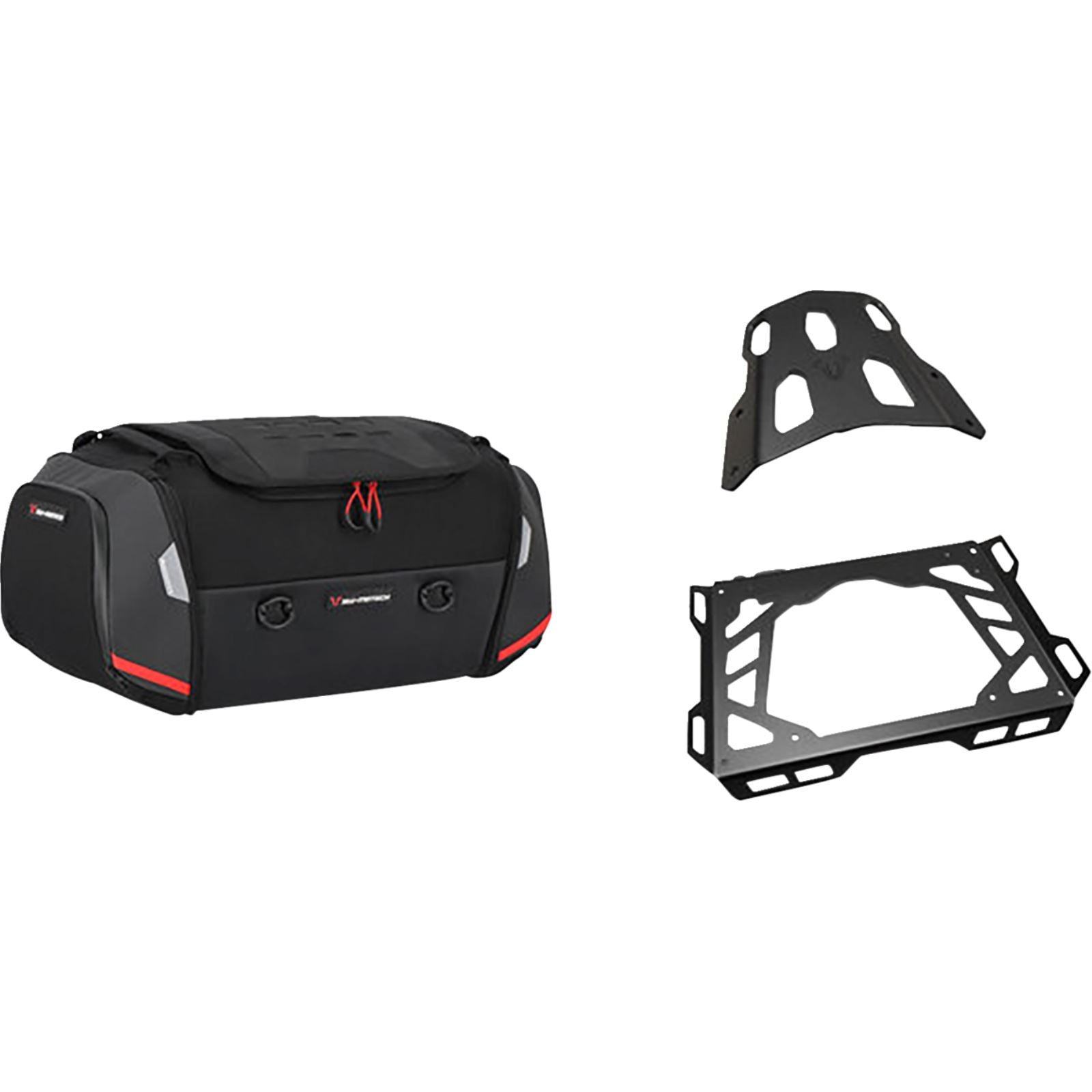 SW-Motech Rackpack Tail Bag System - Black for Suzuki SV650 '17-'24 [MPN: GPT.05.670.30000]_1543091