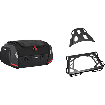 SW-Motech Rackpack Tail Bag System - Black for Suzuki SV650 '17-'24 [MPN: GPT.05.670.30000]_1543091