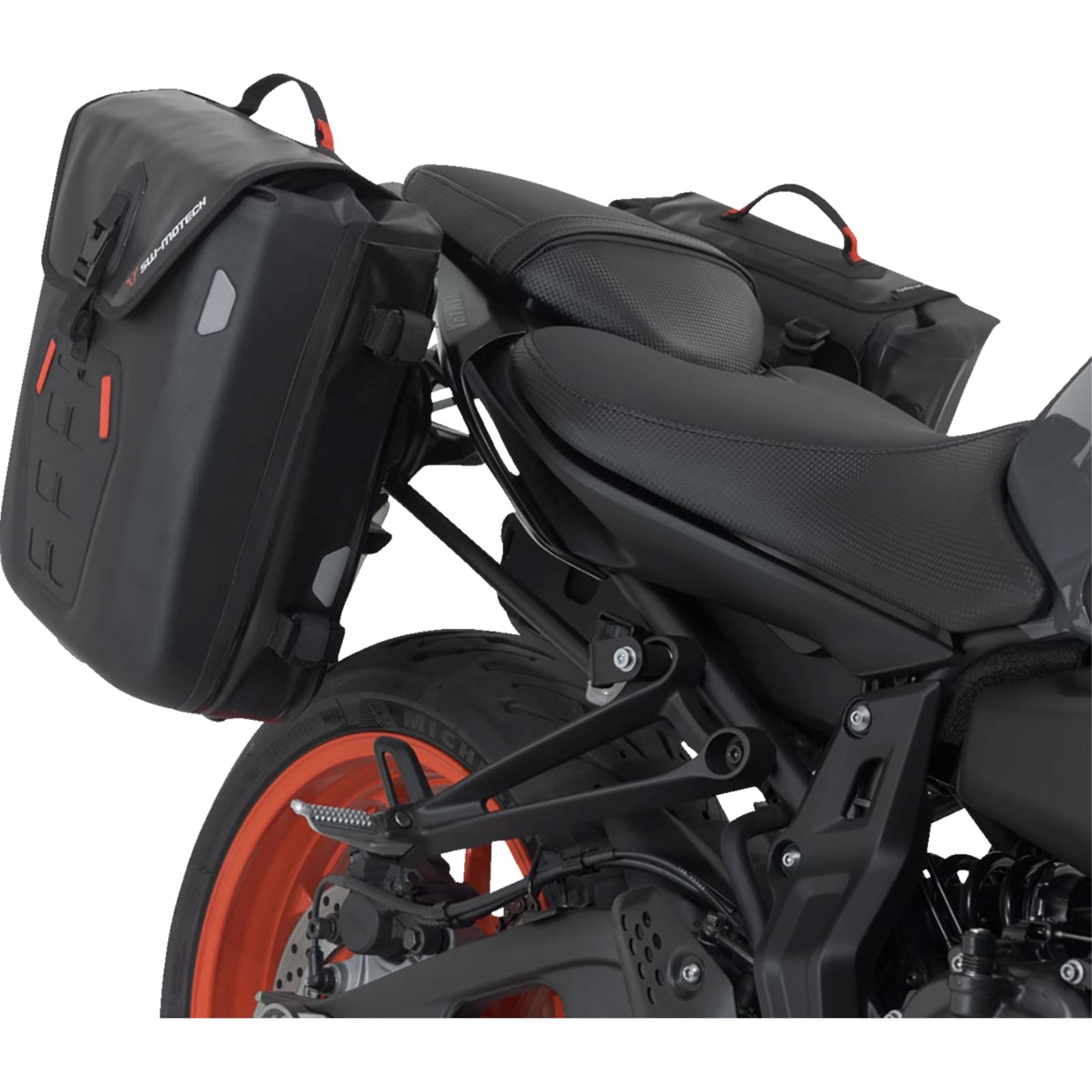 SW-Motech SysBag Side Luggage System - Black for Yamaha MT-07 '18-'24 [MPN: BC.SYS.06.869.31000B]_1543607