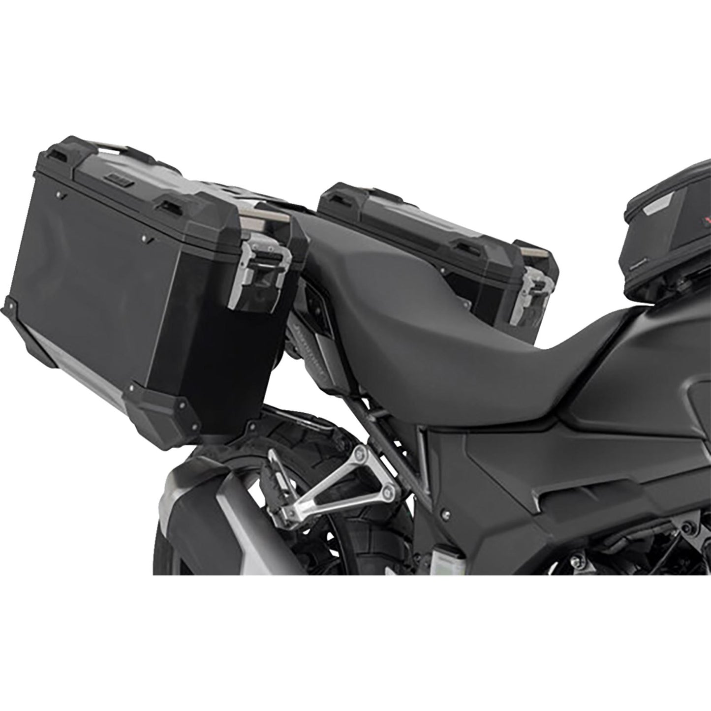SW-Motech TRAX ADV Aluminum Case System - Black for Honda [MPN: KFT.01.400.70001/B]_1543704
