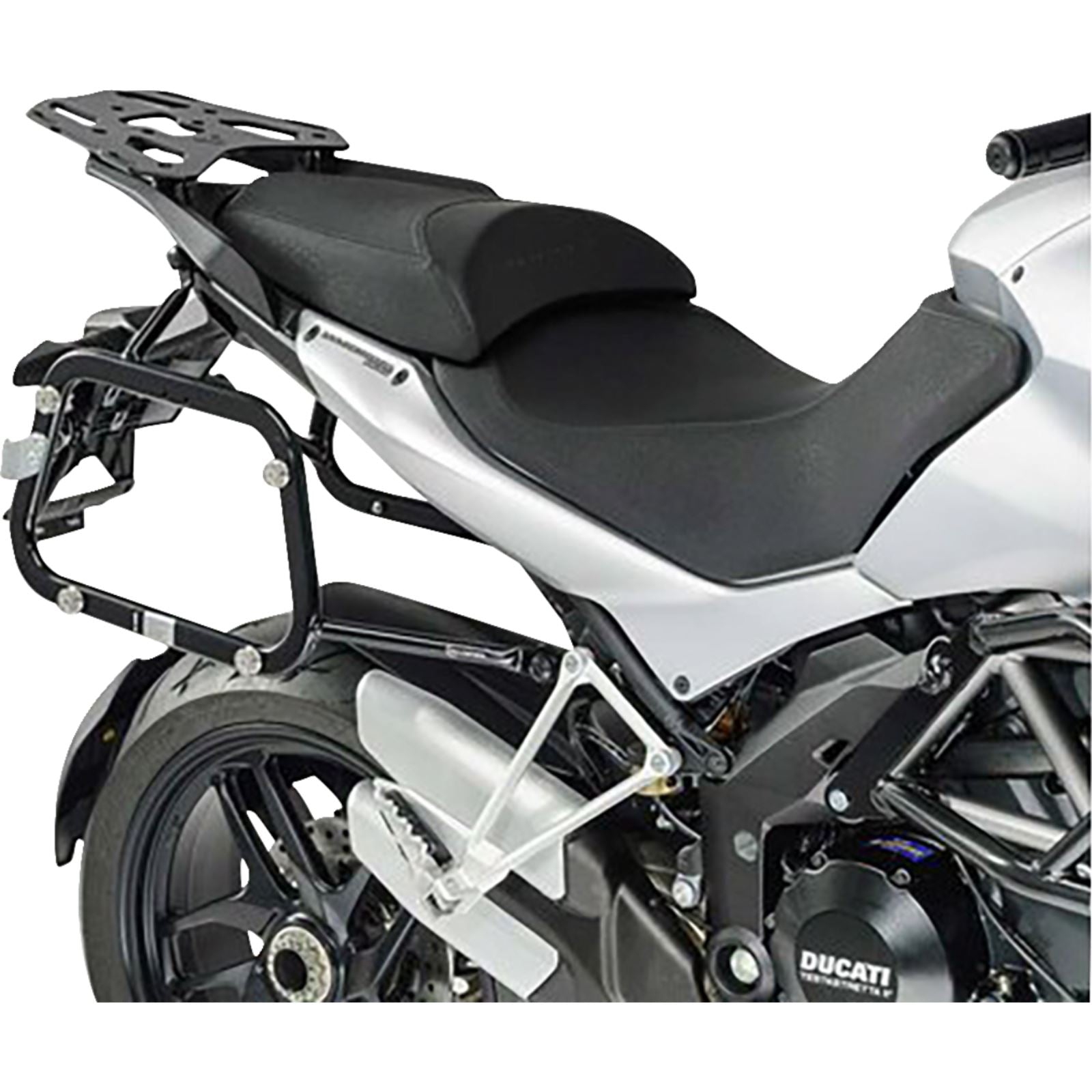 SW-Motech TRAX ADV Aluminum Case System - Black for Ducati Multistrada [MPN: KFT.22.140.70000/B]_1543689