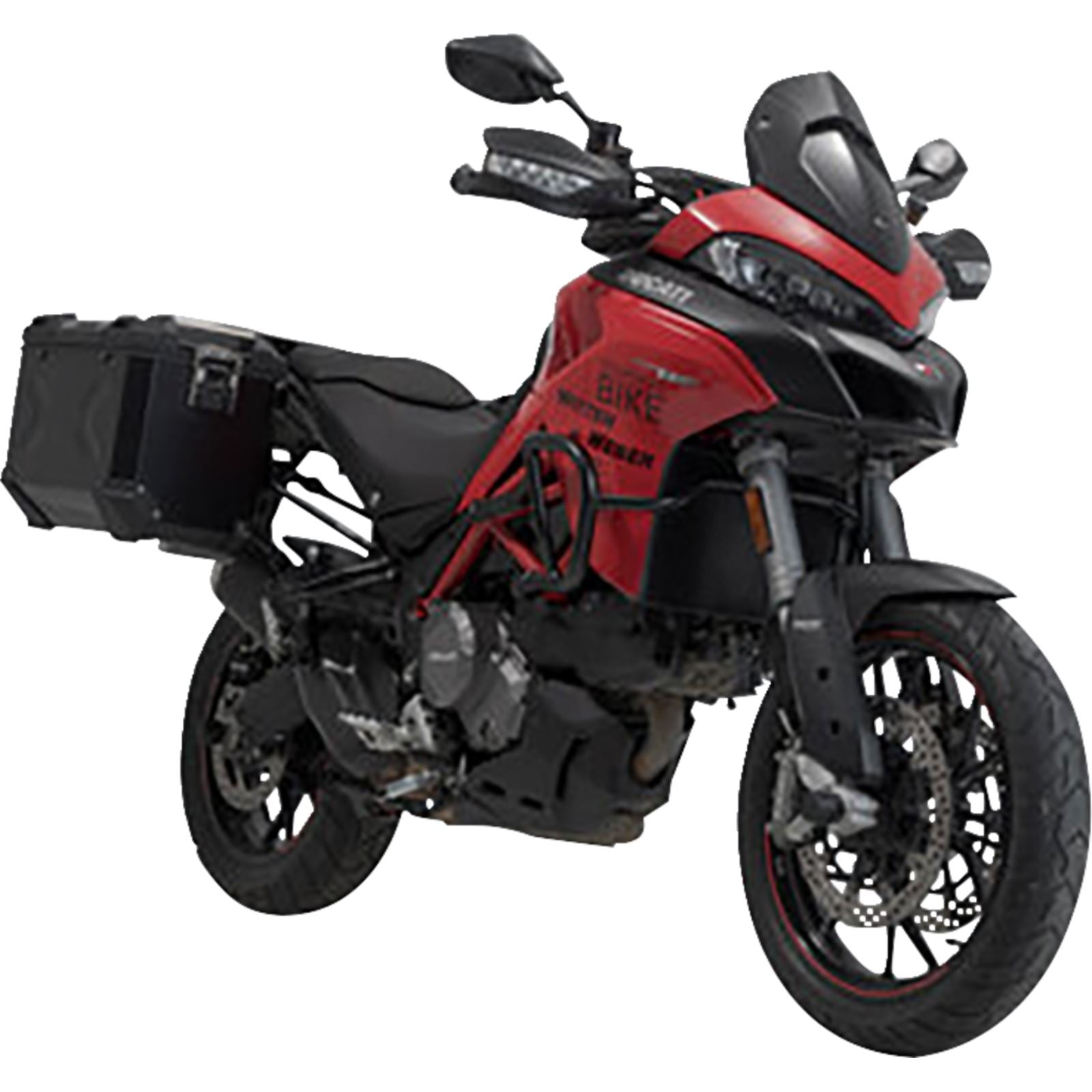 SW-Motech TRAX ADV Aluminum Case System - Black for Ducati Multistrada [MPN: KFT.22.114.70002/B]_1543692
