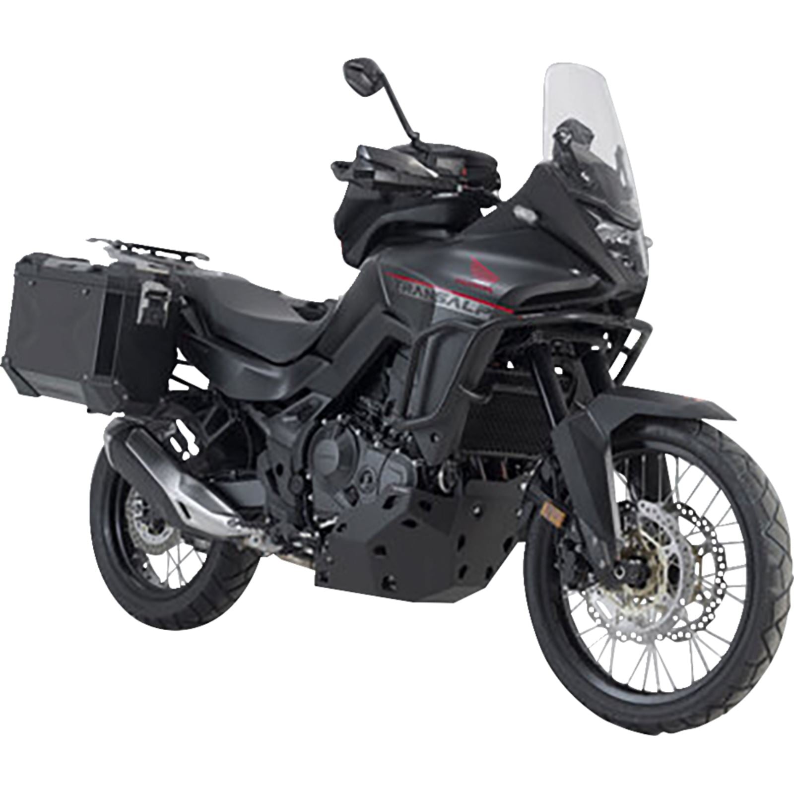 SW-Motech TRAX ADV Aluminum Case System - Black for Honda XL750R [MPN: KFT.01.070.70000/B]_1543759