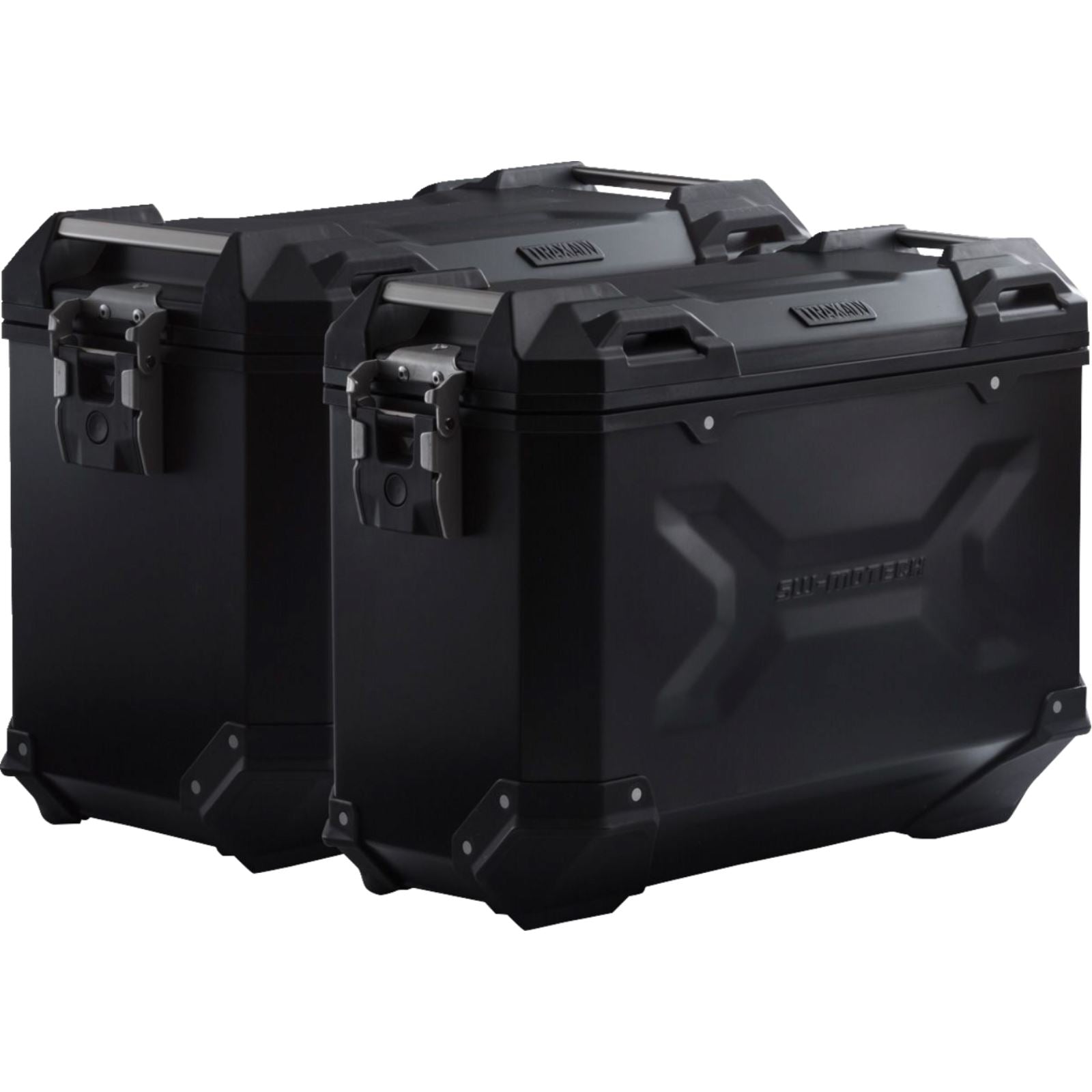 SW-Motech TRAX ADV Aluminum Case System - Black for Honda Africa Twin [MPN: KFT.01.622.70001/B]_1543739