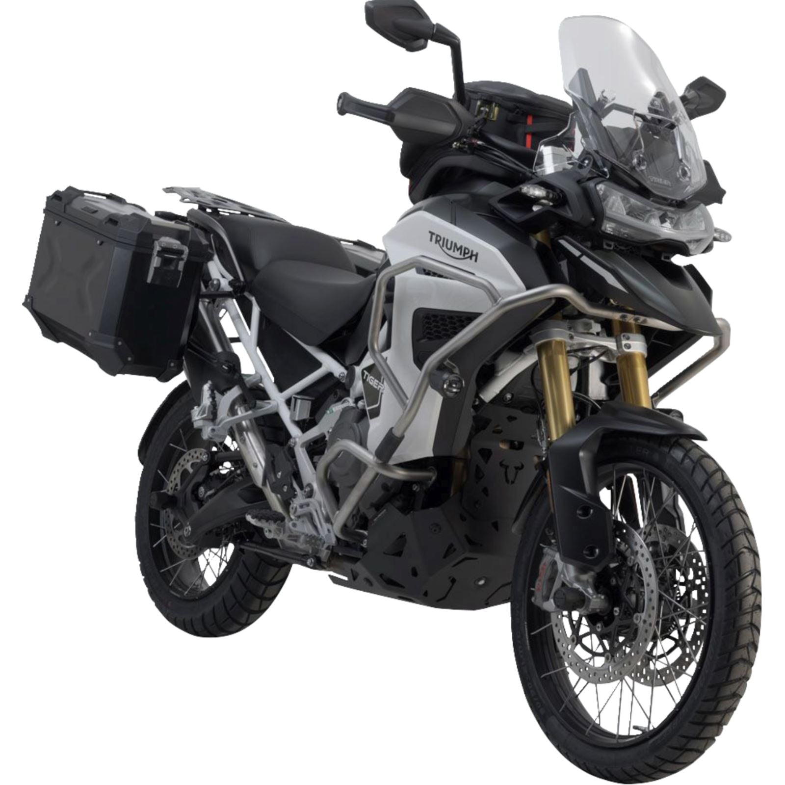 SW-Motech TRAX ADV Aluminum Case System - Black for Triumph Tiger [MPN: KFT.11.905.70102/B]_1543779