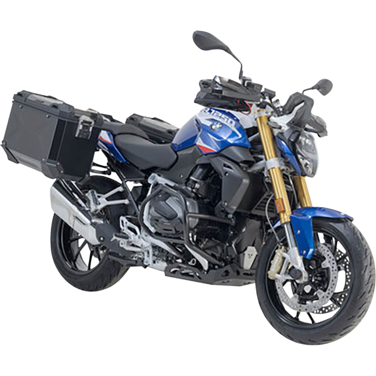 SW-Motech TRAX ADV Aluminum Case System - Black for BMW R 1200/1250 R [MPN: KFT.07.573.70100/B]_1543784