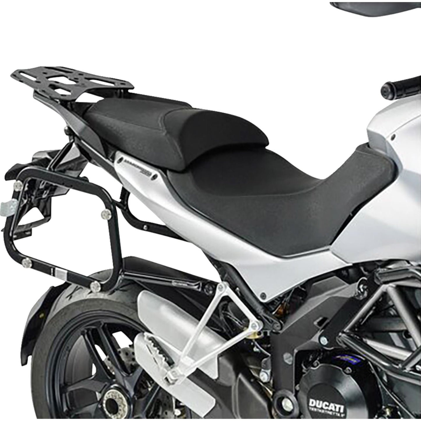SW-Motech TRAX ADV Aluminum Case System - Black for Ducati Multistrada [MPN: KFT.22.140.70100/B]_1543849