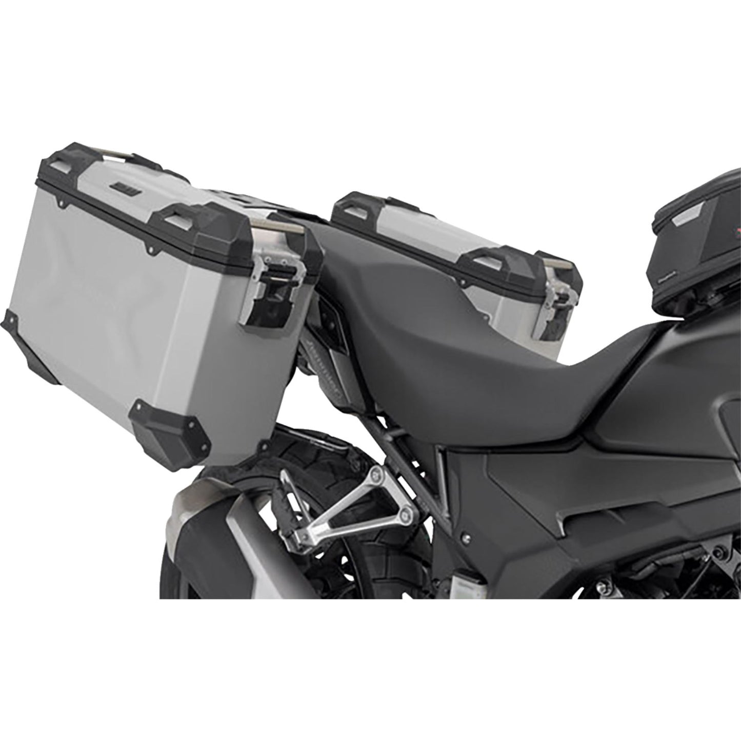 SW-Motech TRAX ADV Aluminum Case System Silver for Honda CB/CBR/NX 500 [MPN: KFT.01.400.70001/S]_1543877
