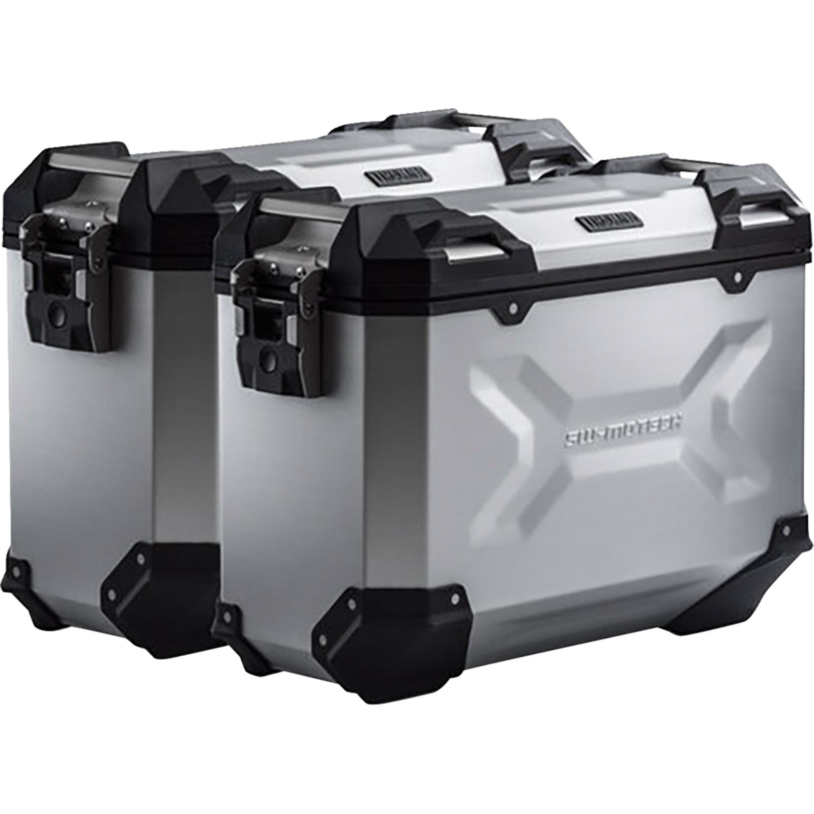 SW-Motech TRAX ADV Aluminum Case System Silver for Honda CB/CBR/NX 500 [MPN: KFT.01.400.70001/S]_1543878