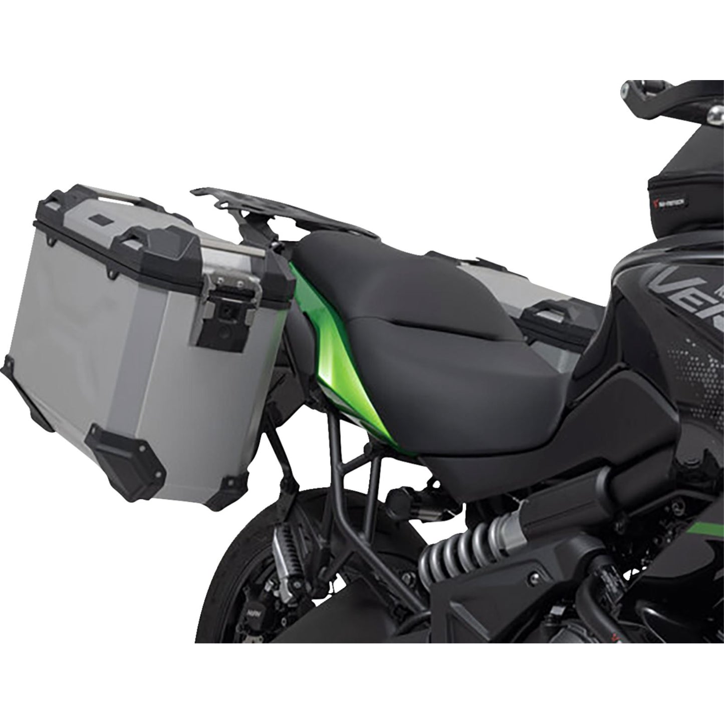 SW-Motech TRAX ADV Aluminum Case System Silver for Kawasaki Versys 650 [MPN: KFT.08.518.70000/S]_1543895