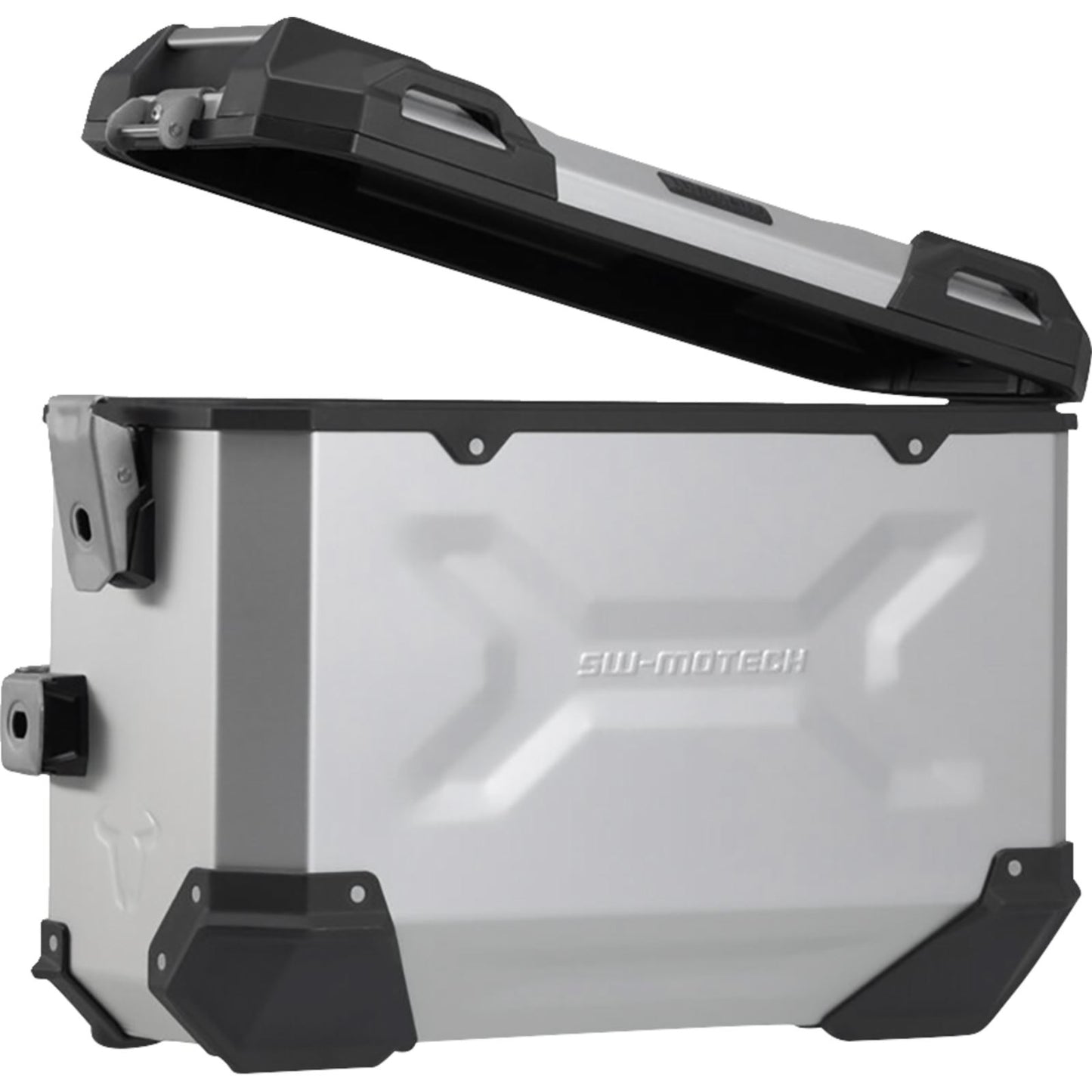 SW-Motech TRAX ADV Aluminum Case System - Silver for Suzuki V-Strom 650 [MPN: KFT.05.876.70001/S]_1543959