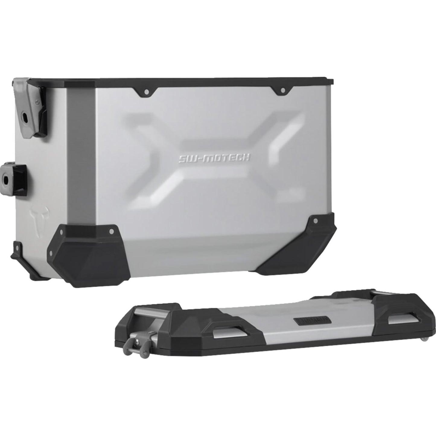 SW-Motech TRAX ADV Aluminum Case System - Silver for Suzuki V-Strom 650 [MPN: KFT.05.876.70001/S]_1543960