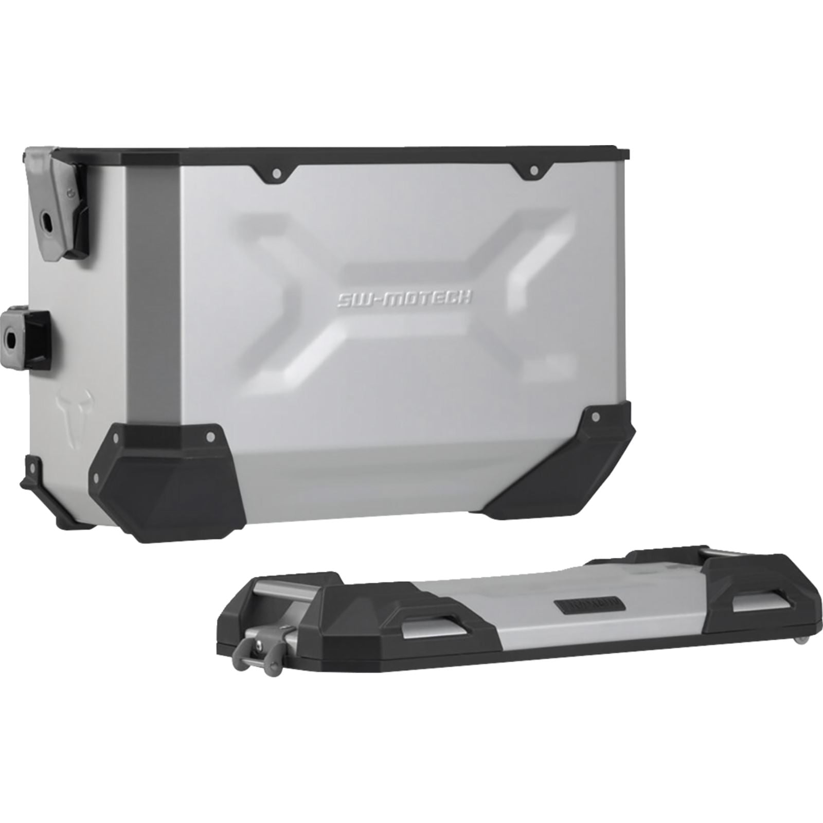 SW-Motech TRAX ADV Aluminum Case System - Silver for Suzuki V-Strom 650 [MPN: KFT.05.876.70001/S]_1543960