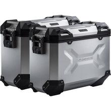 SW-Motech TRAX ADV Aluminum Case System - Silver for Suzuki V-Strom [MPN: KFT.05.440.70001/S]_1543963