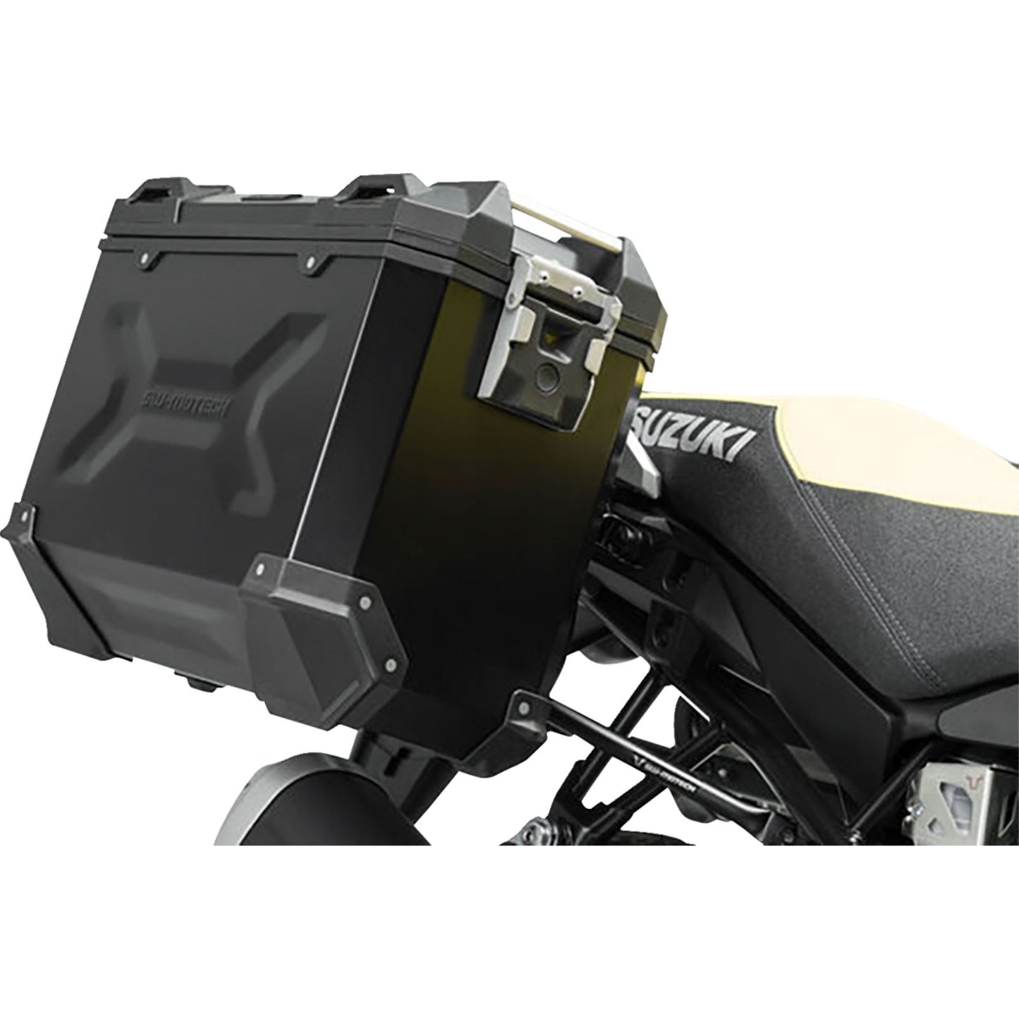 SW-Motech TRAX ADV Aluminum Case System - Silver for Suzuki V-Strom [MPN: KFT.05.440.70001/S]_1543965