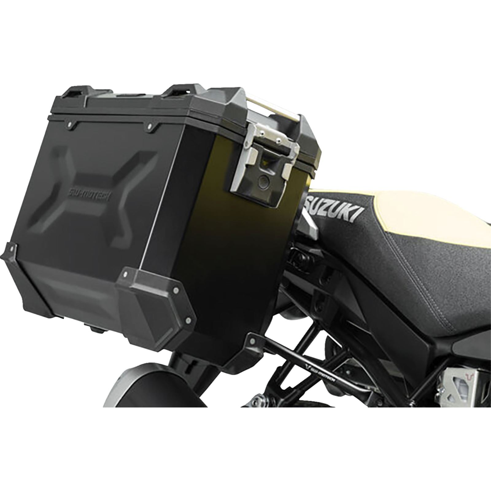 SW-Motech TRAX ADV Aluminum Case System - Silver for Suzuki V-Strom [MPN: KFT.05.440.70001/S]_1543965
