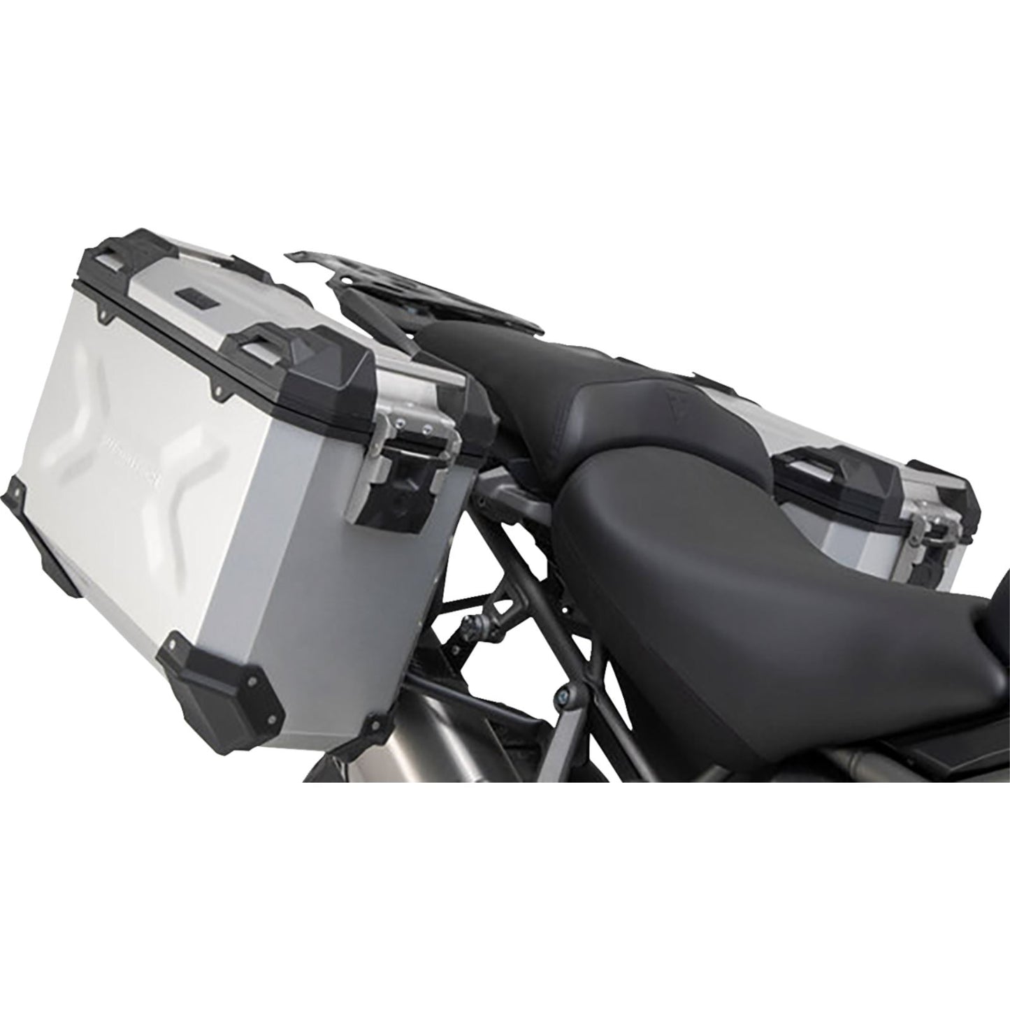 SW-Motech TRAX ADV Aluminum Case System - Silver for Triumph Tiger [MPN: KFT.11.483.70001/S]_1543967