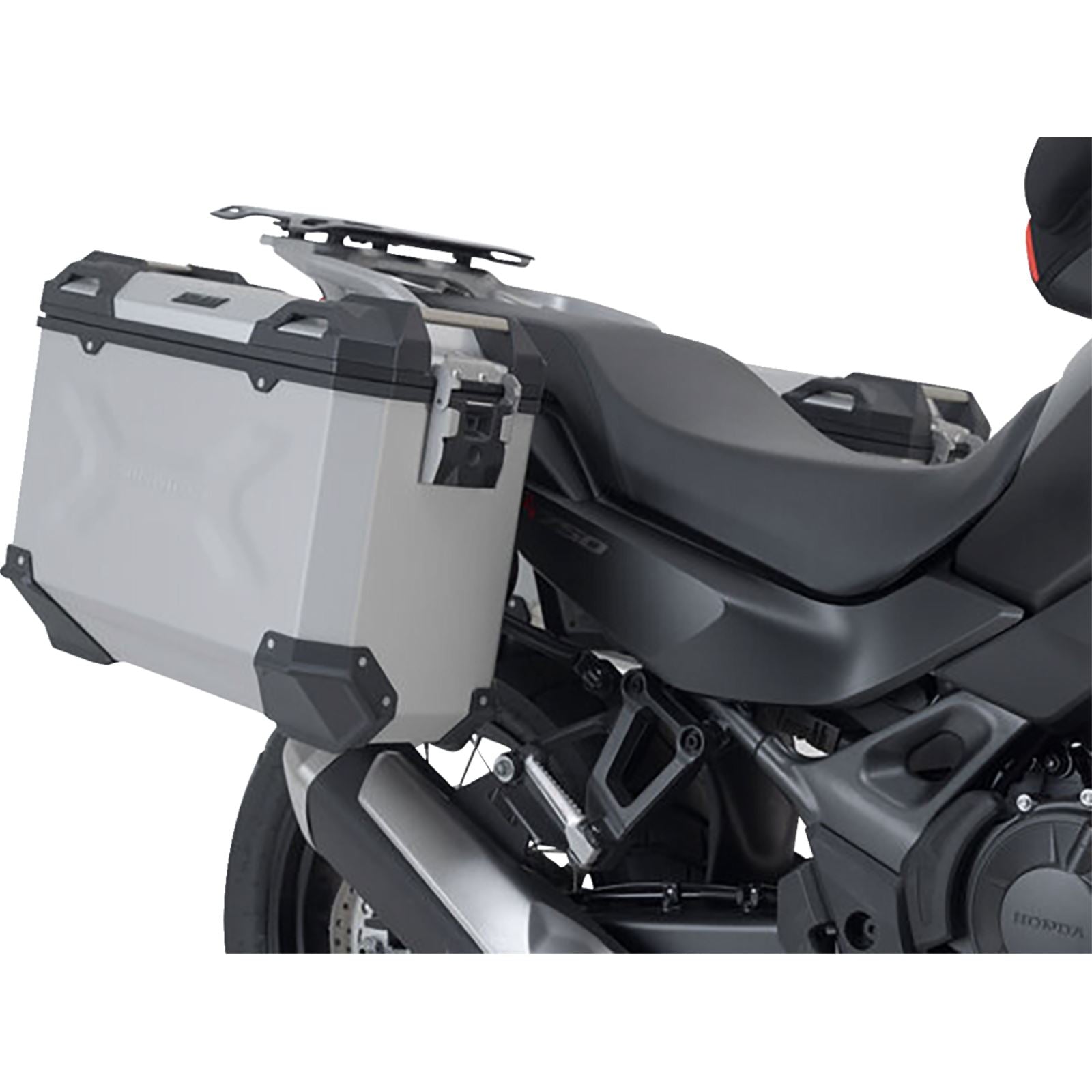 SW-Motech TRAX ADV Aluminum Case System - Silver for Honda XL750R [MPN: KFT.01.070.70000/S]_1543926