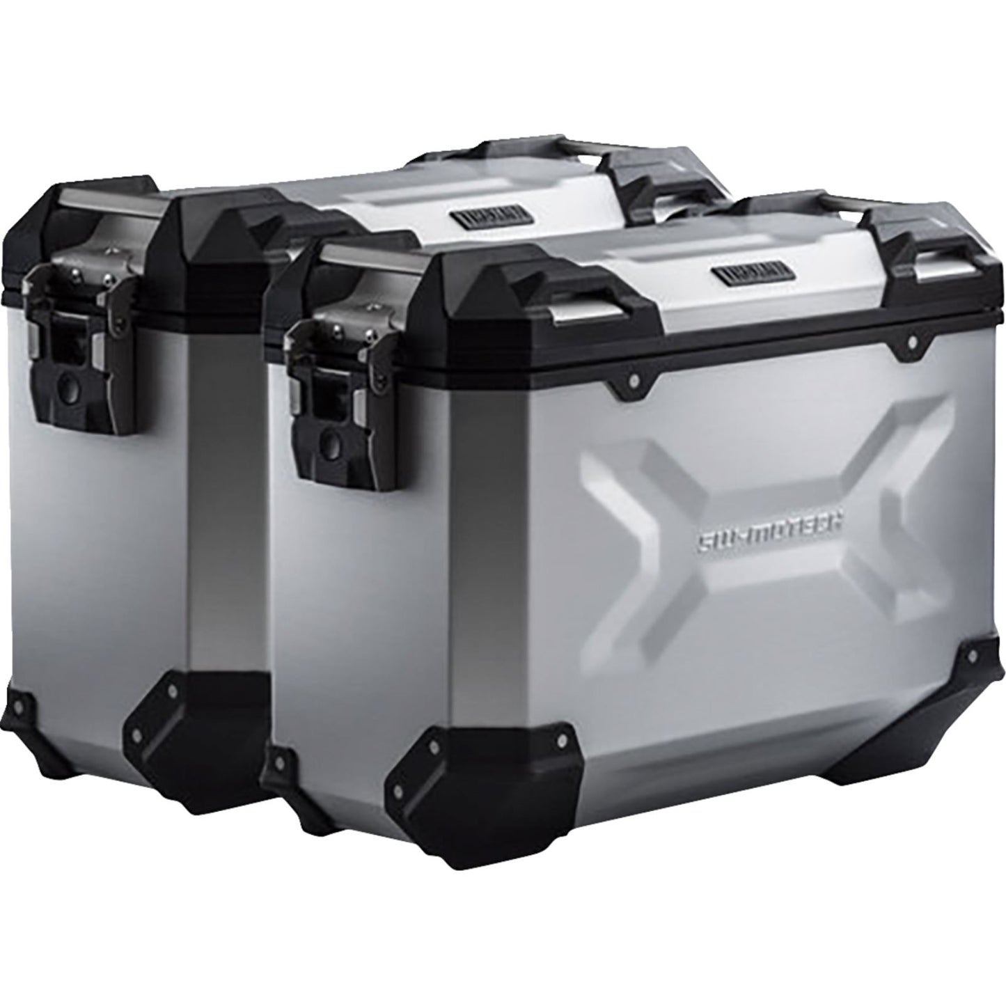 SW-Motech TRAX ADV Aluminum Case System - Silver for Honda XL750R [MPN: KFT.01.070.70000/S]_1543927