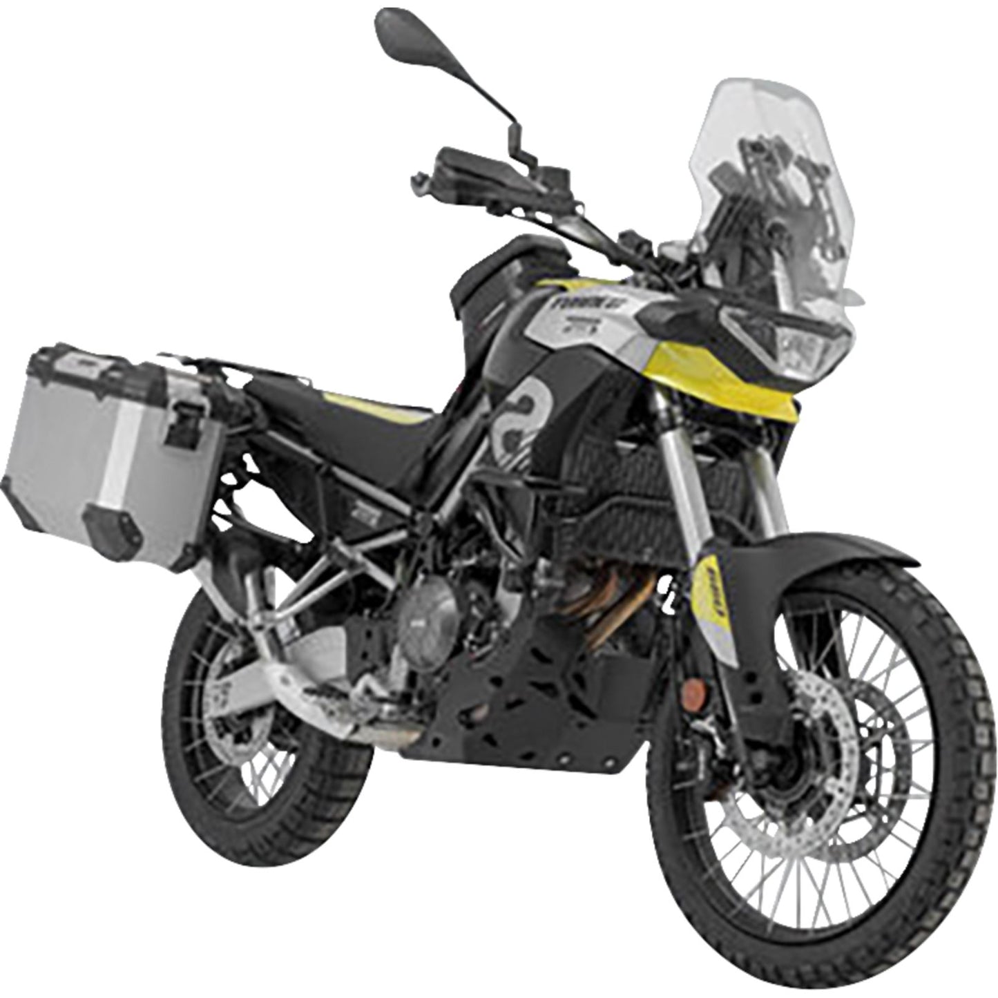 SW-Motech TRAX ADV Aluminum Case System - Silver for Aprilia Tuareg 660 [MPN: KFT.13.849.70000/S]_1543946