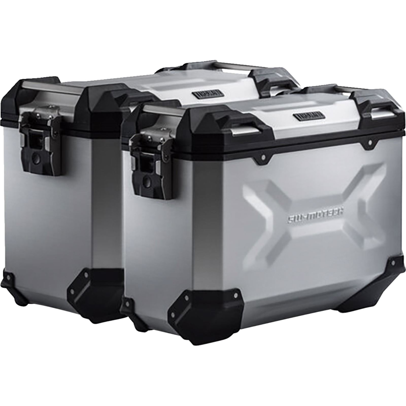 SW-Motech TRAX ADV Aluminum Case System - Silver for Honda Africa Twin [MPN: KFT.01.622.70001/S]_1544010