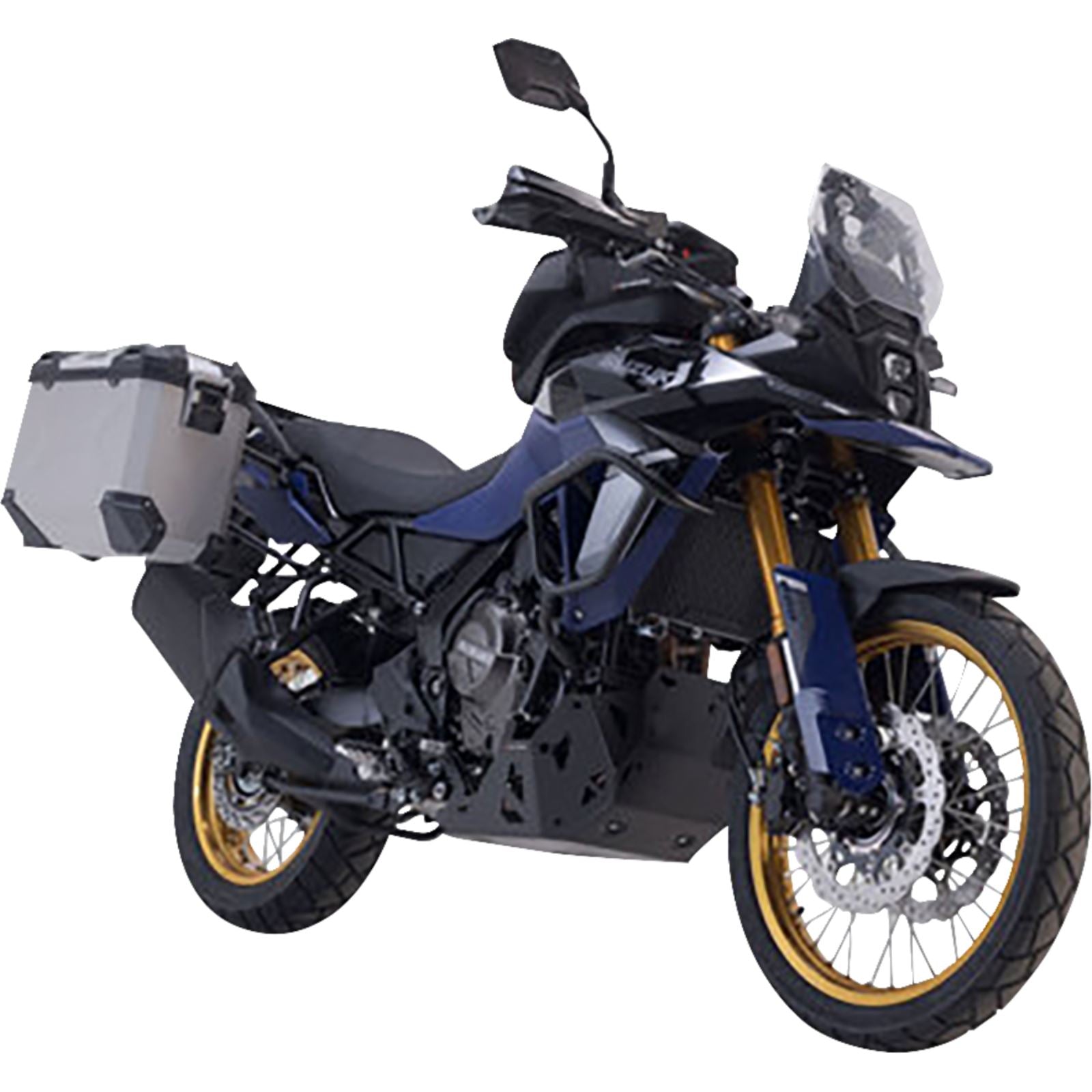 SW-Motech TRAX ADV Aluminum Case System - Silver for Suzuki V-Strom 800 [MPN: KFT.05.845.70000/S]_1544123