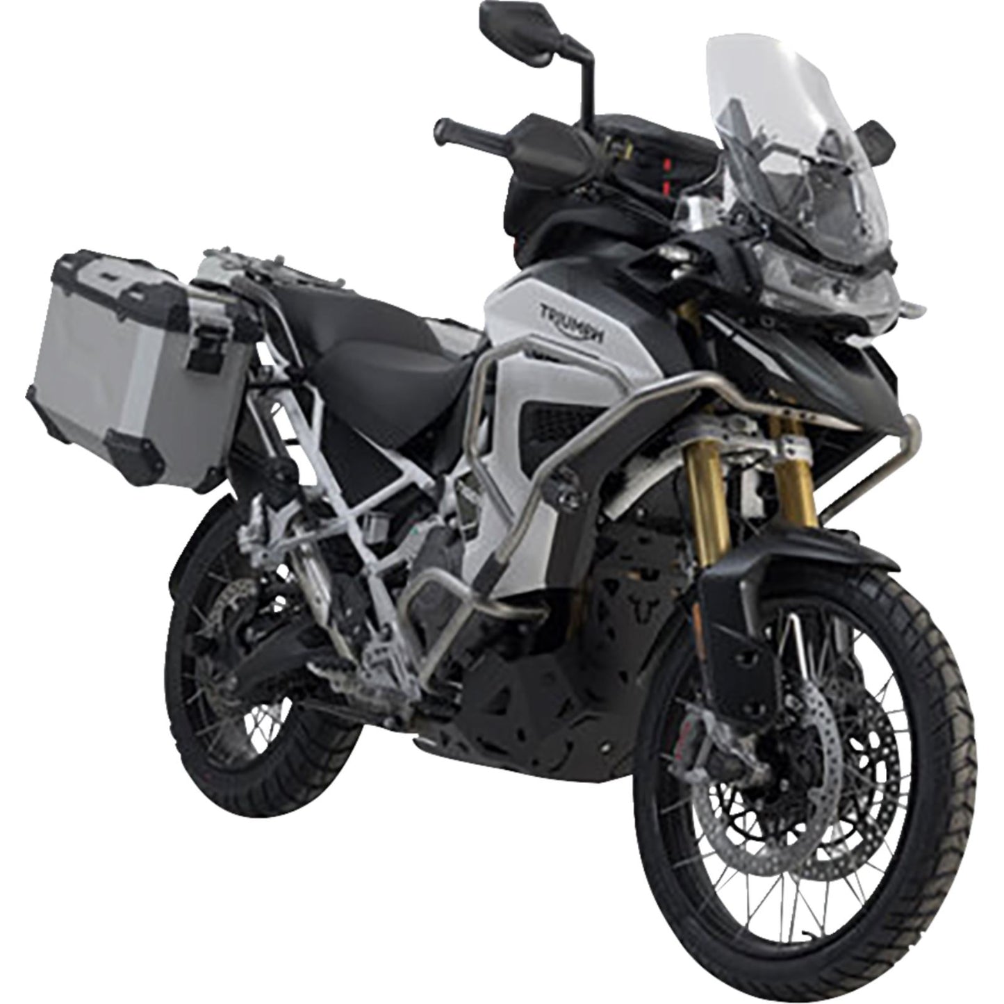 SW-Motech TRAX ADV Aluminum Case System - Silver for Triumph Tiger [MPN: KFT.11.905.70102/S]_1544054