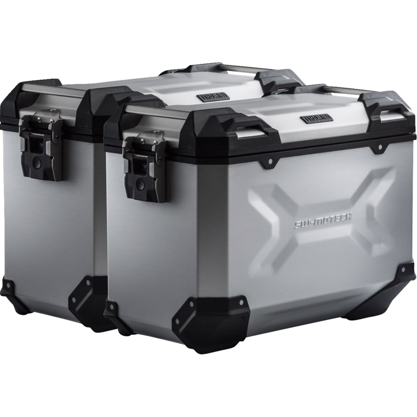 SW-Motech TRAX ADV Aluminum Case System Silver for Honda CB/CBR/NX [MPN: KFT.01.400.70101/S]_1544029