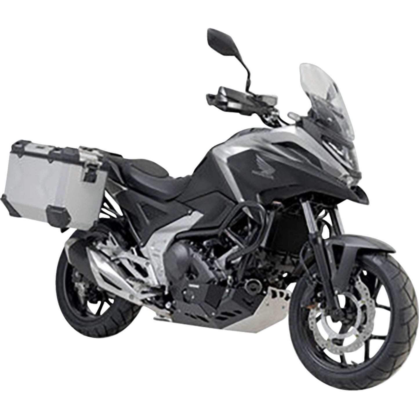 SW-Motech TRAX ADV Aluminum Case System Silver for Honda NC750 X '20-24 [MPN: KFT.01.841.70100/S]_1544032