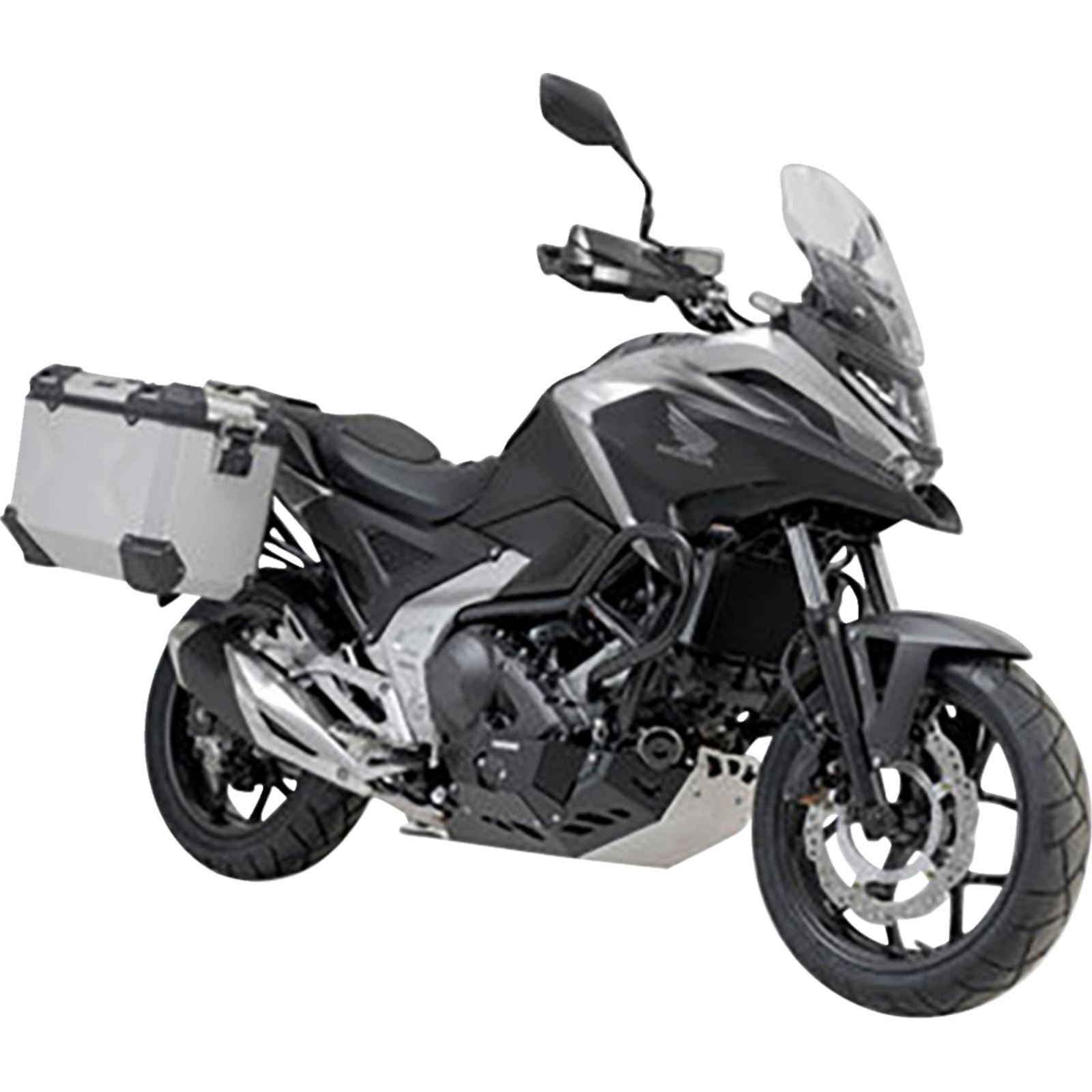 SW-Motech TRAX ADV Aluminum Case System Silver for Honda NC750 X '20-24 [MPN: KFT.01.841.70100/S]_1544032