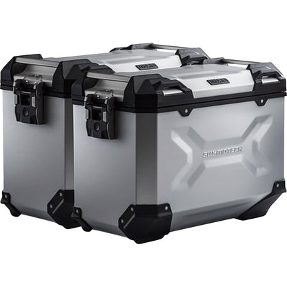 SW-Motech TRAX ADV Aluminum Case System Silver for Honda NC750 X '20-24 [MPN: KFT.01.841.70100/S]_1544034