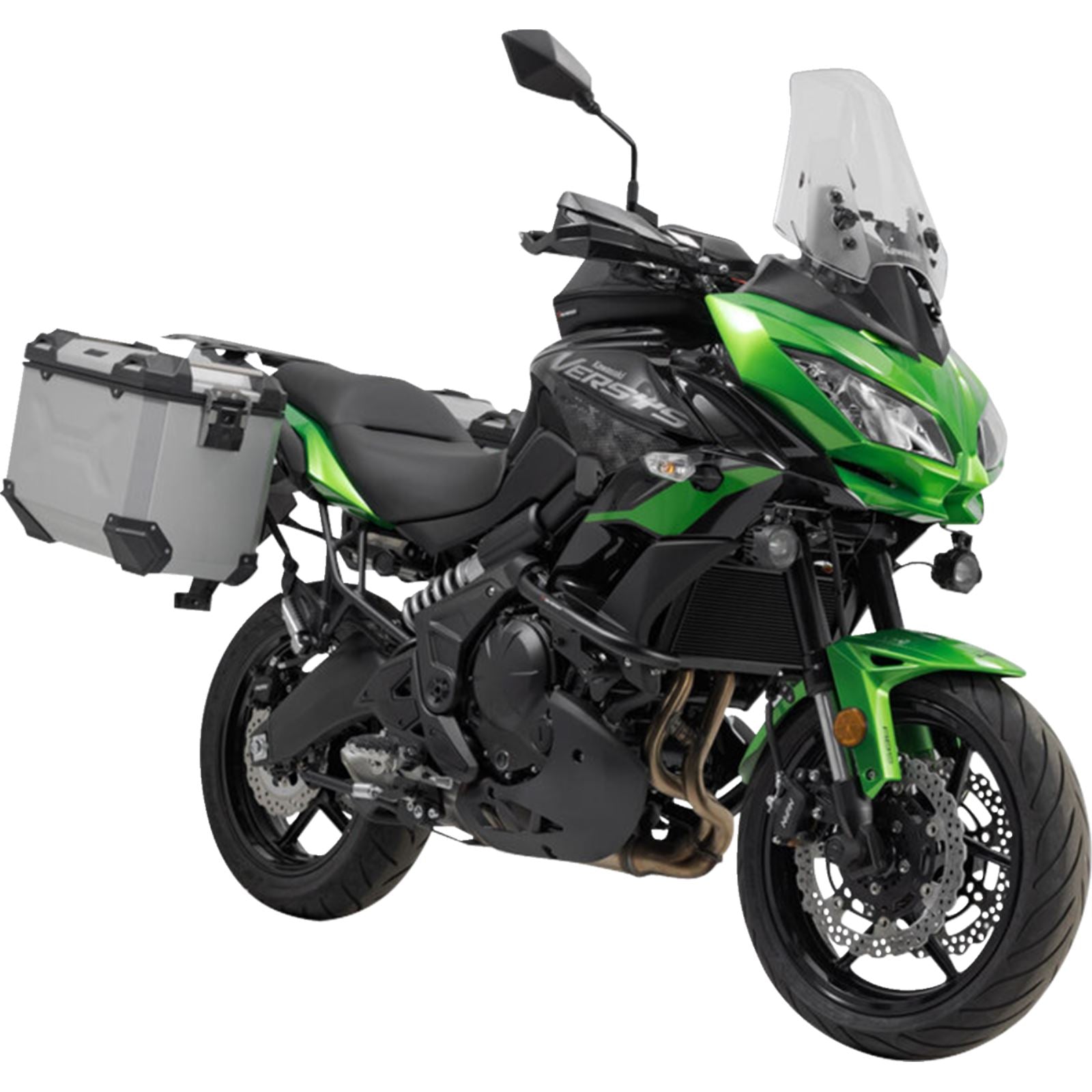 SW-Motech TRAX ADV Case System - Silver for Kawasaki Versys 650 '14-'24 [MPN: KFT.08.518.70100/S]_1544040