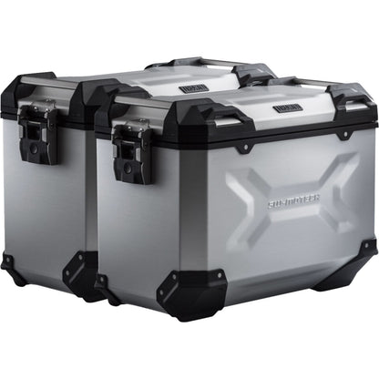 SW-Motech TRAX ADV Case System - Silver for Kawasaki Versys 650 '14-'24 [MPN: KFT.08.518.70100/S]_1544041