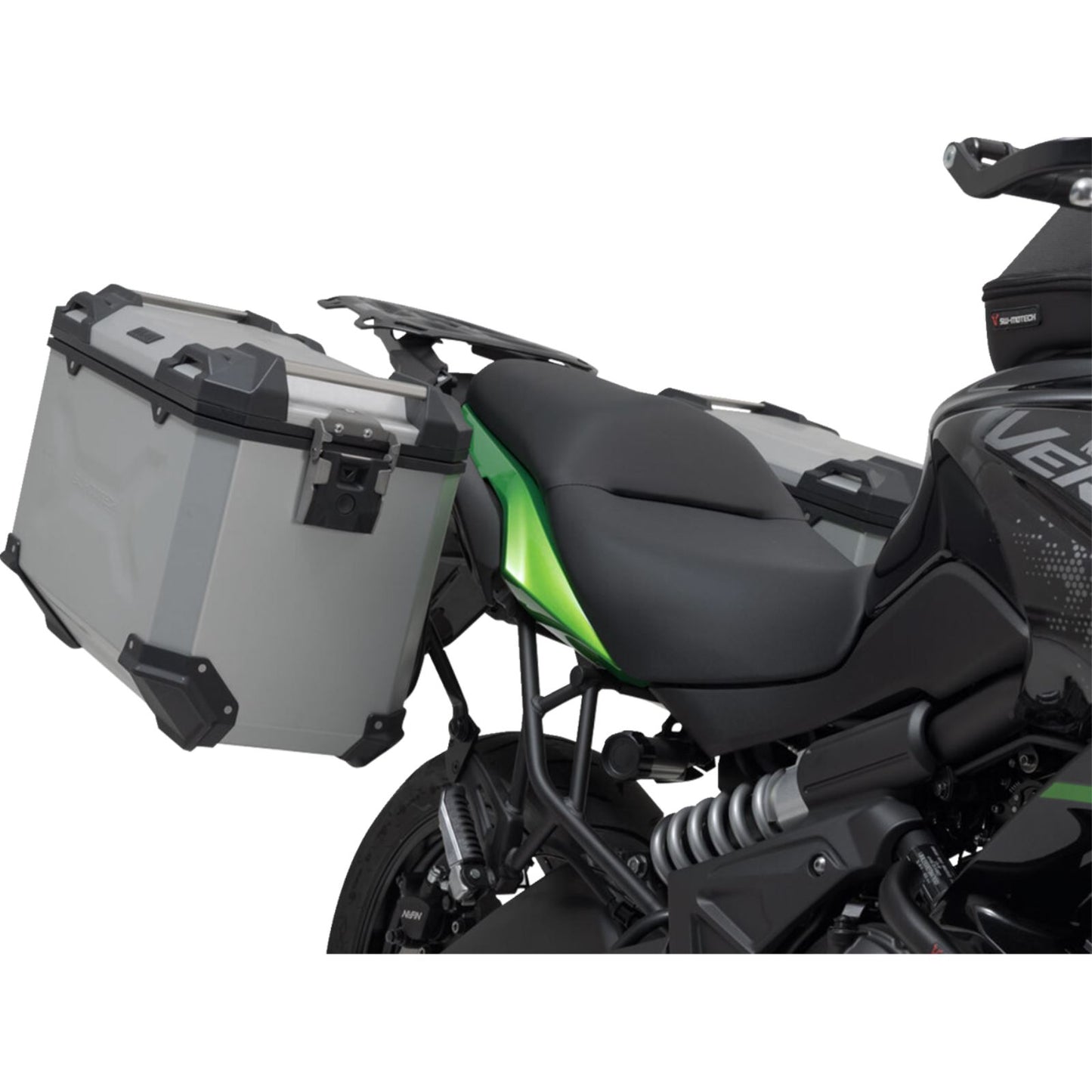 SW-Motech TRAX ADV Case System - Silver for Kawasaki Versys 650 '14-'24 [MPN: KFT.08.518.70100/S]_1544043