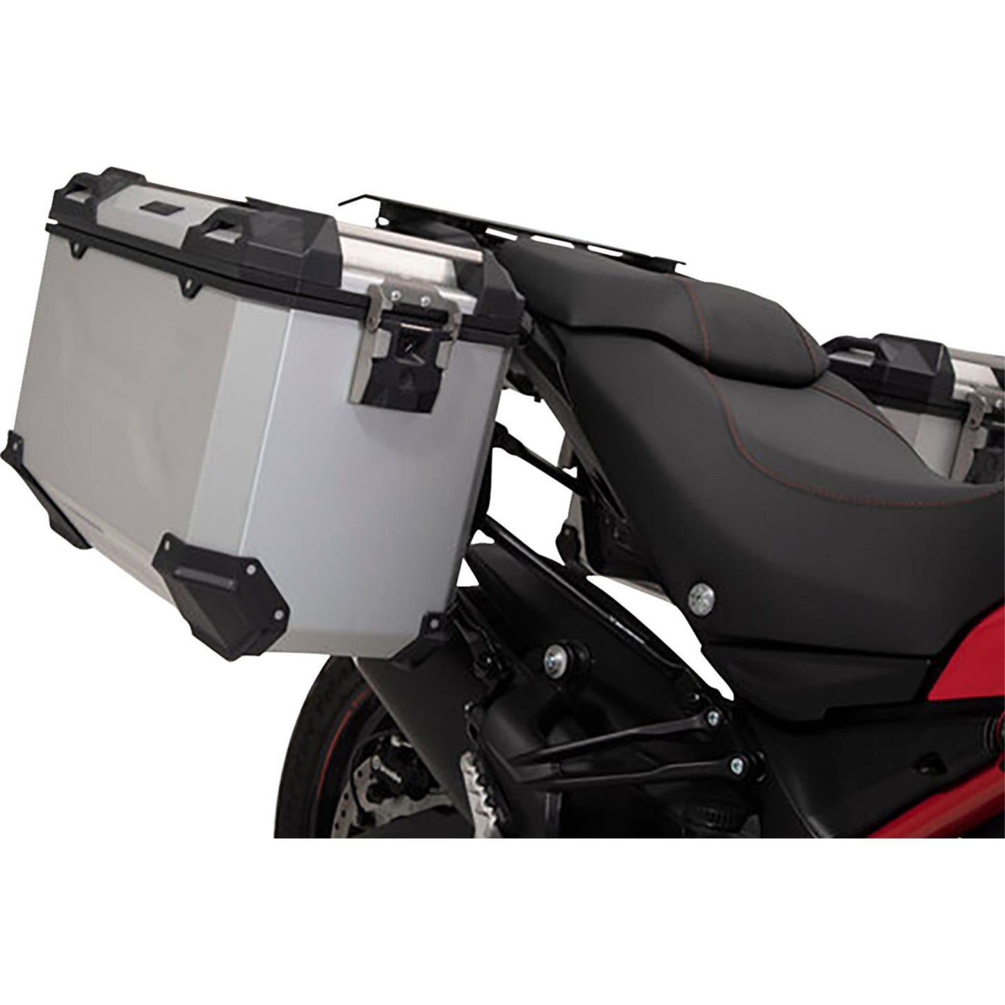 SW-Motech TRAX ADV Aluminum Case System - Silver for Ducati Multistrada [MPN: KFT.22.114.70102/S]_1544107