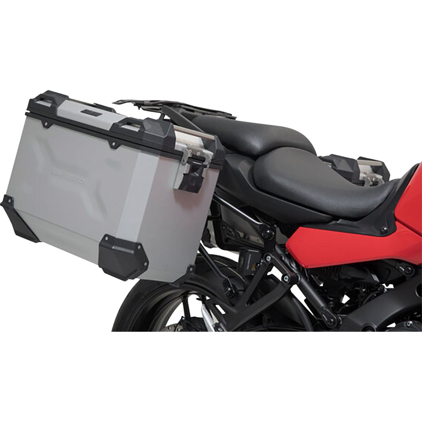 SW-Motech TRAX ADV Aluminum Case System - Silver for Yamaha Tracer 9 GT [MPN: KFT.06.921.70100/S]_1544080