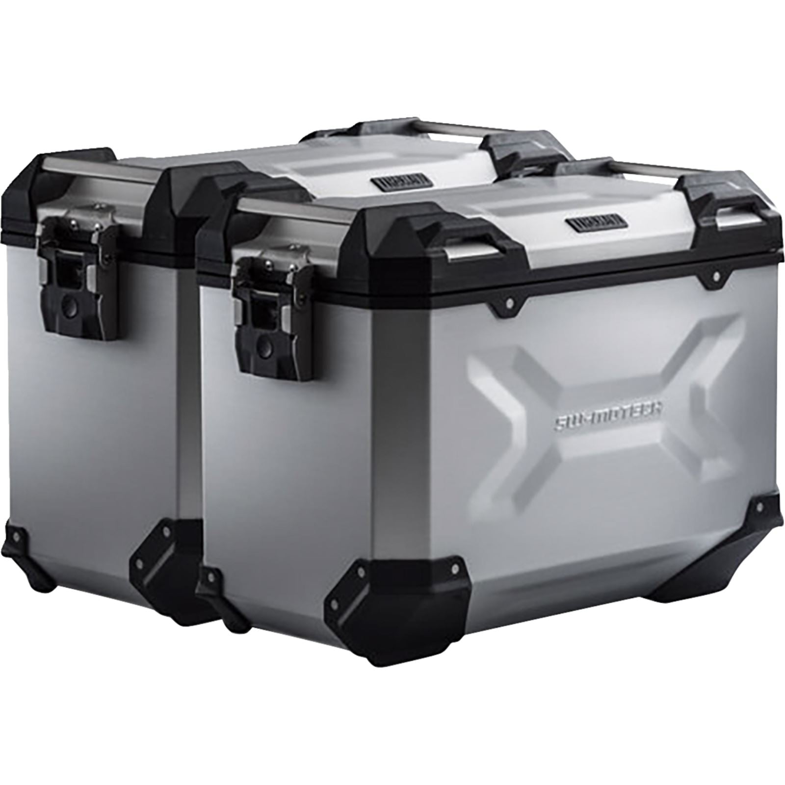 SW-Motech TRAX ADV Aluminum Case System - Silver for Yamaha Tracer 9 GT [MPN: KFT.06.921.70100/S]_1544081