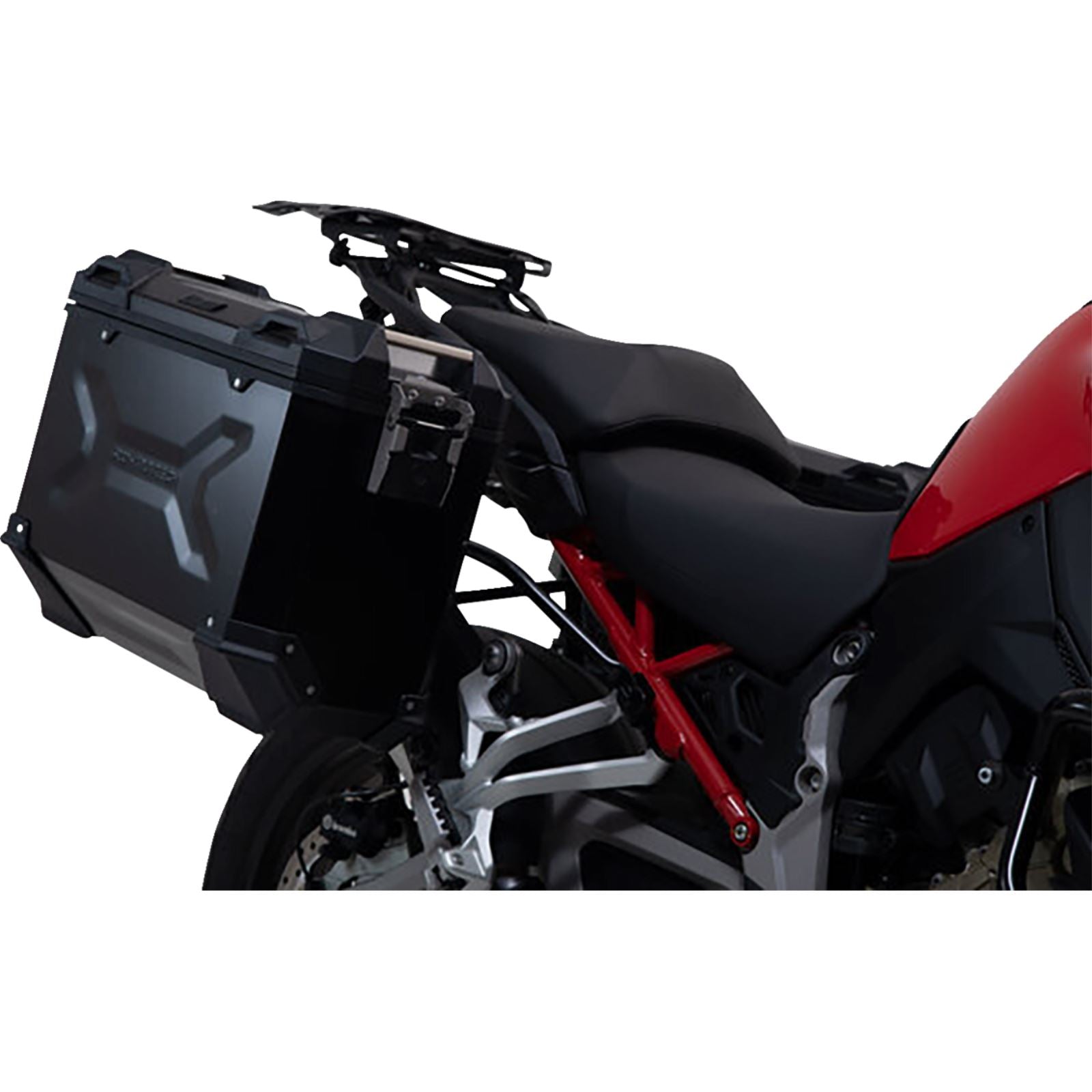 SW-Motech TRAX ADV Aluminum Case System - Black for Ducati V4 '21-'24 [MPN: KFT.22.822.70300/B]_1544213