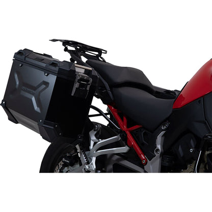 SW-Motech TRAX ADV Aluminum Case System - Black for Ducati V4 '21-'24 [MPN: KFT.22.822.70300/B]_1544213