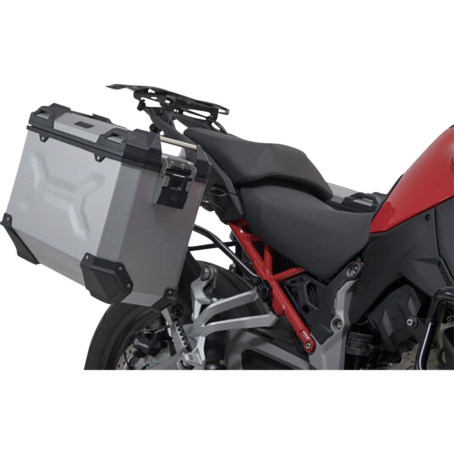 SW-Motech TRAX ADV Aluminum Case System - Silver for Ducati V4 '21-'24 [MPN: KFT.22.822.70200/S]_1544215