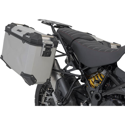 SW-Motech TRAX ADV Aluminum Case System Silver for Ducati DesertX 22-24 [MPN: KFT.22.995.70100/S]_1544219