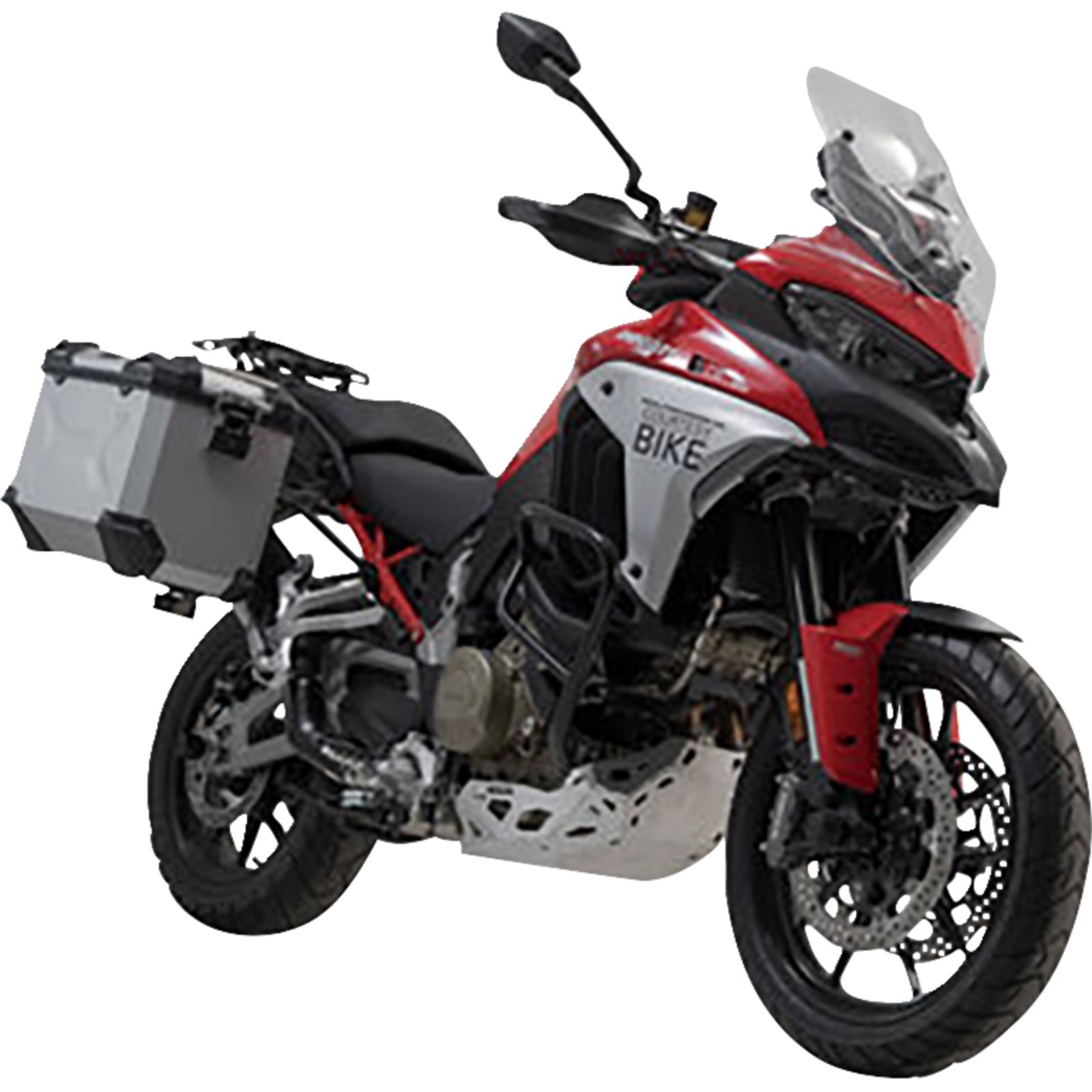 SW-Motech TRAX ADV Aluminum Case System Silver for Multistrada V4 21-24 [MPN: KFT.22.822.70300/S]_1544222