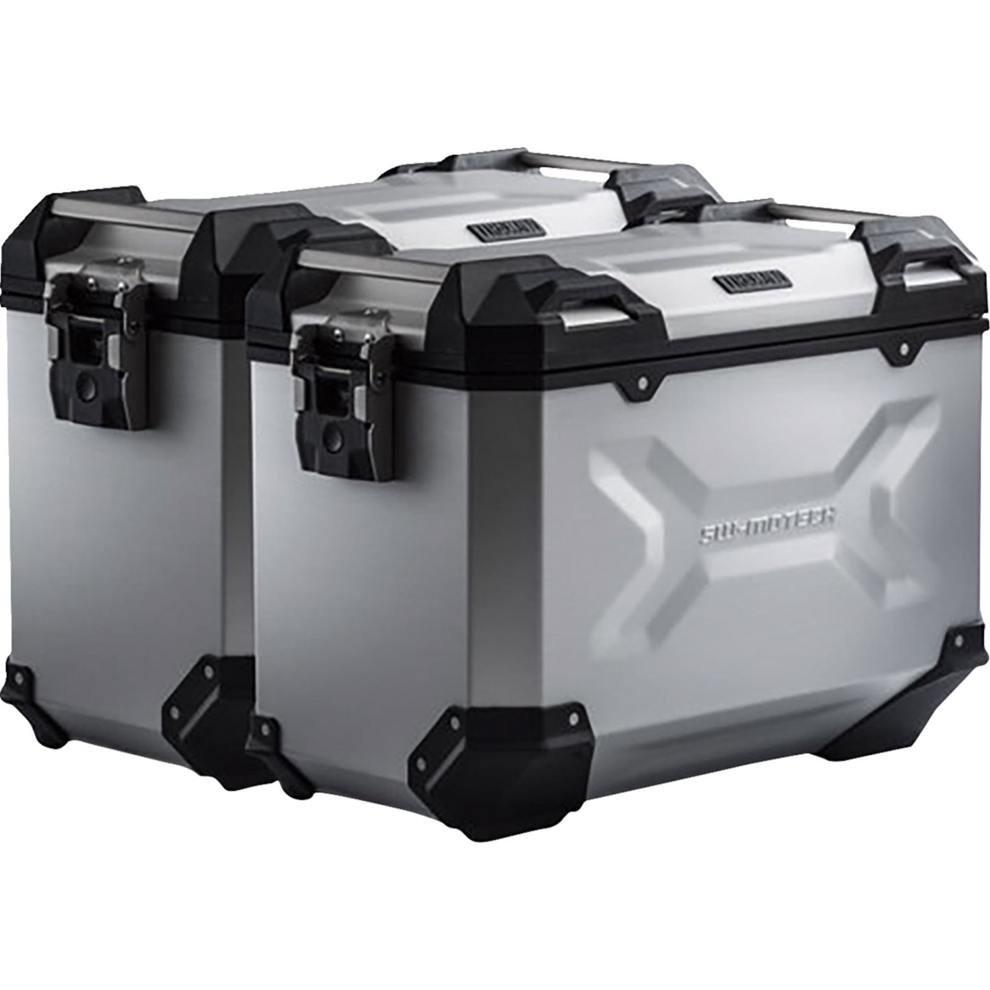 SW-Motech TRAX ADV Aluminum Case System Silver for Multistrada V4 21-24 [MPN: KFT.22.822.70300/S]_1544197