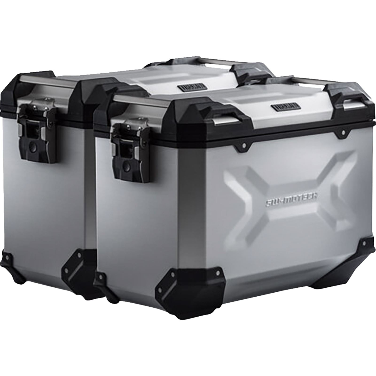 SW-Motech TRAX ADV Aluminum Case System Silver for Multistrada V4 21-24 [MPN: KFT.22.822.70300/S]_1544197