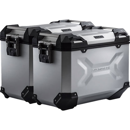 SW-Motech TRAX ADV Aluminum Case System Silver for Multistrada V4 21-24 [MPN: KFT.22.822.70300/S]_1544197