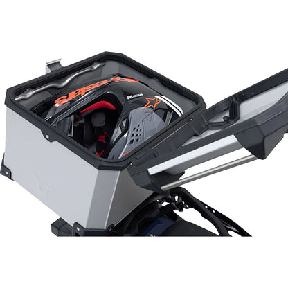 SW-Motech TRAX ADV Top Case System - Silver for Kawasaki 1000 '20-'23 [MPN: GPT.08.368.70000/S]_1545998