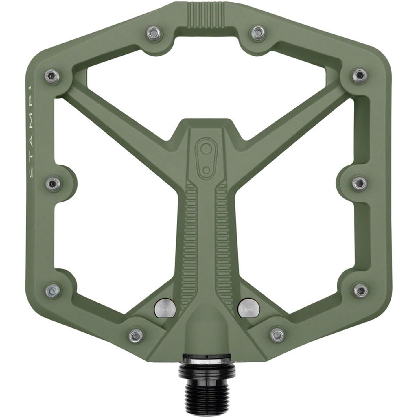 Crankbrothers Stamp 1 Gen 2 Pedals - Platform, Composite, 9/16", Green, Large [MPN: K2316819]_1771584